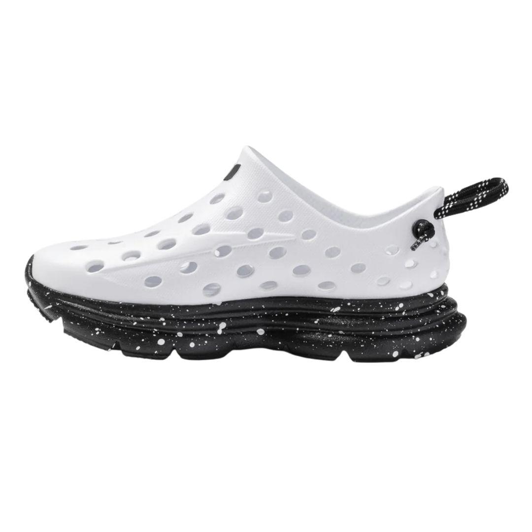 Kane Revive Kids Active Recovery Shoes - White/Black Speckle